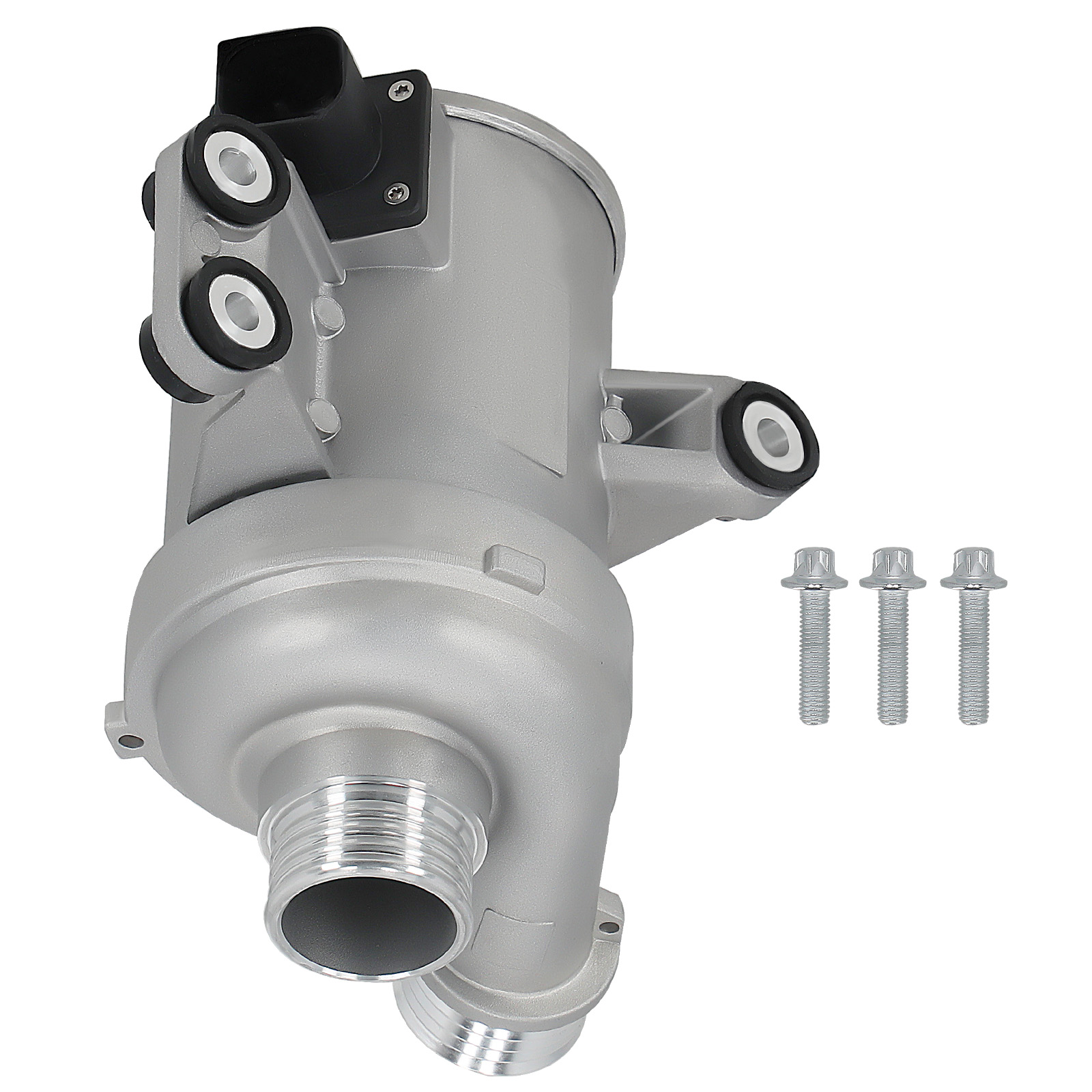 Electric Water Pump Silver compatible for BMW 335I 11517596763 11518625098 2012-2016