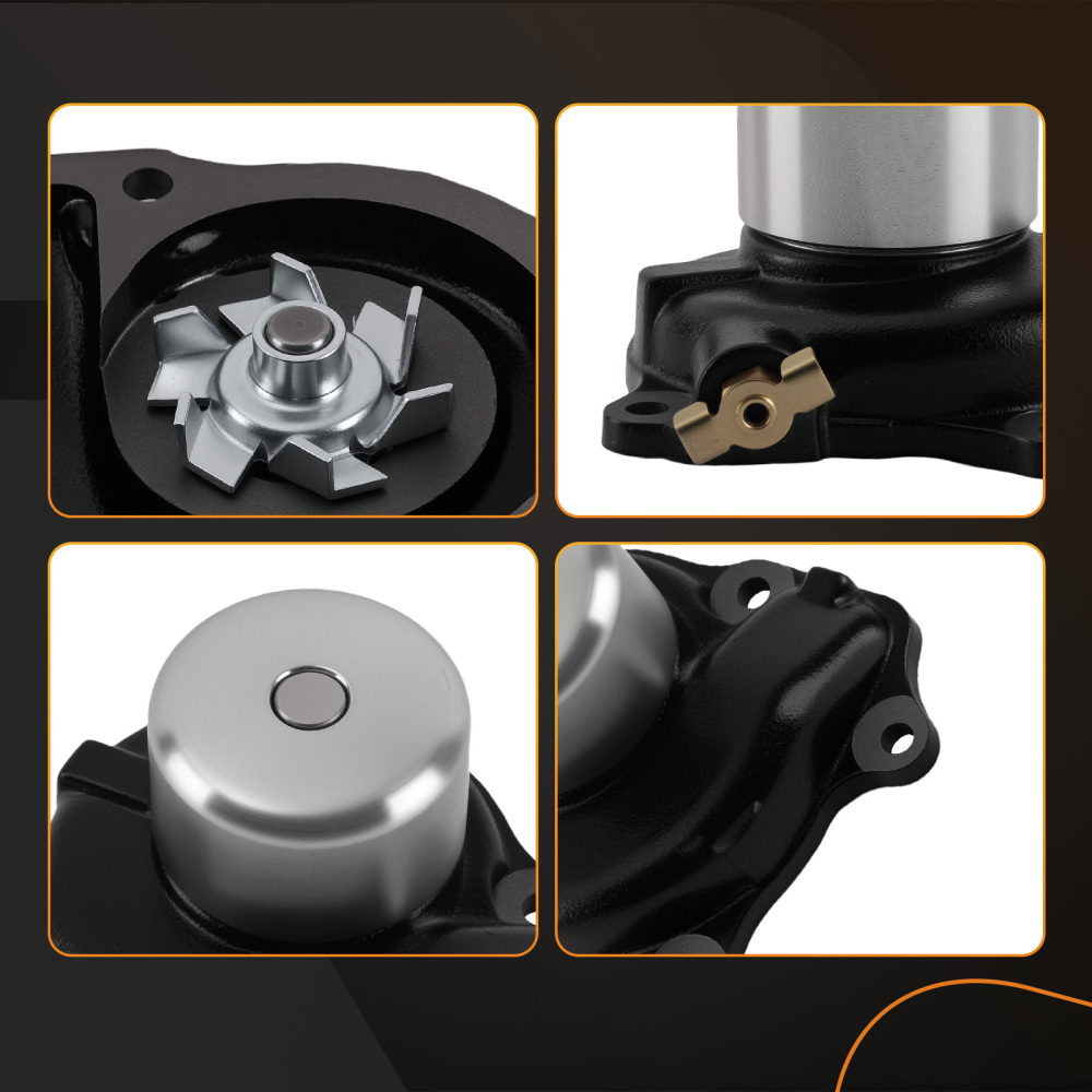 Coolant Pump Assembly compatible for John Deere 332 332D 333D RE545573 Heavy Duty Cast Iron