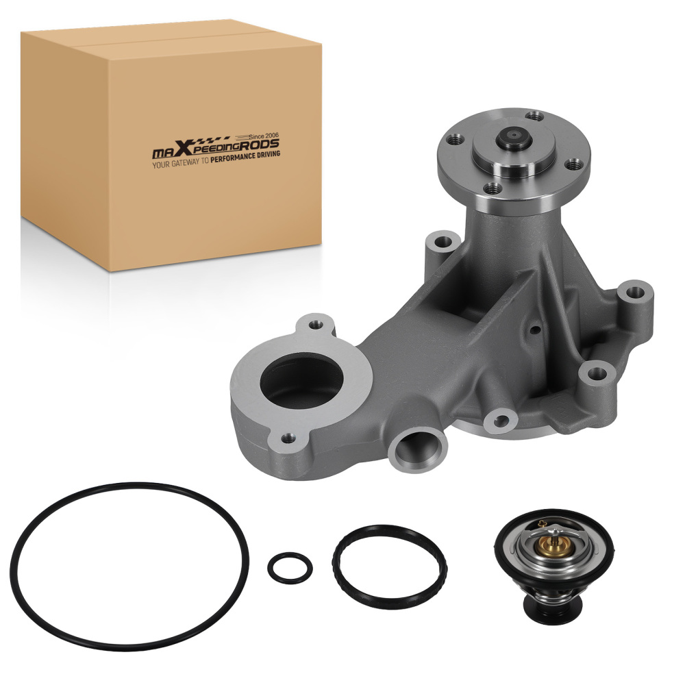 Coolant Pump Thermostat compatible for Ford F-150 5.0L V8 DOHC 2011-2017 BL3Z8575A Aluminum