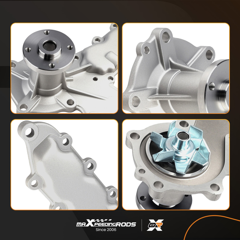 Bomba de Agua compatible para Bobcat 1600 Cargadora Articulada 6653941 Por Correa