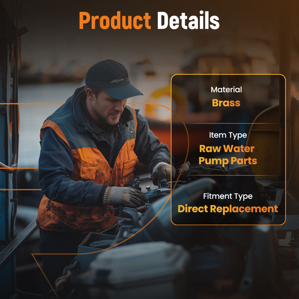 Boat Marine Water Pump compatible for Volvo Penta V6 4.3 5.0 5.7 GXI LXI Pre-2005 21214599.