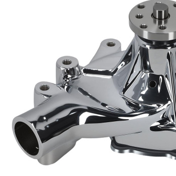 Long Water Pump compatible for Chevy Big Block 396 402 427 454 V8 1969-1987 Chrome Aluminum