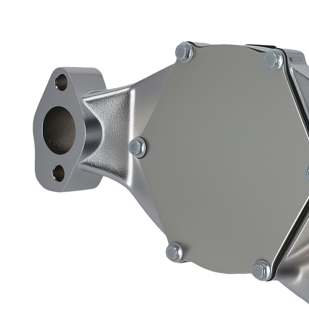 Aluminum Coolant Pump compatible for Chevy BBC 396 402 427 454 502 Chrome Belt Driven