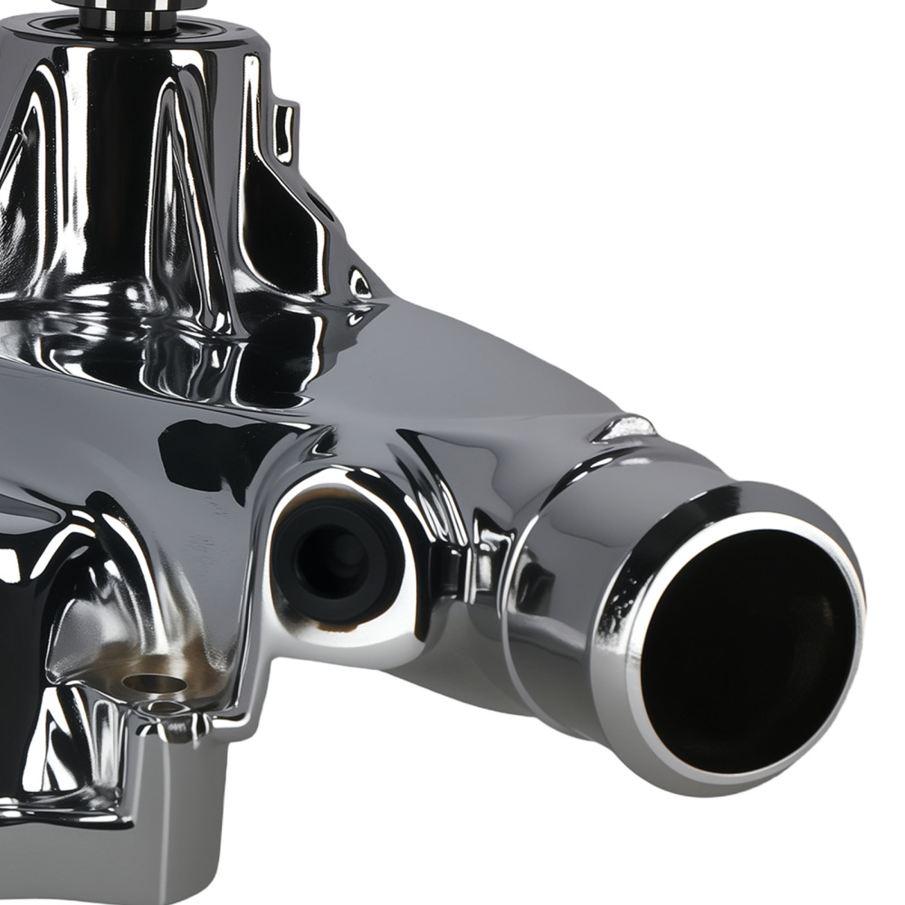 Aluminum Coolant Pump compatible for Chevy BBC 396 402 427 454 502 Chrome Belt Driven
