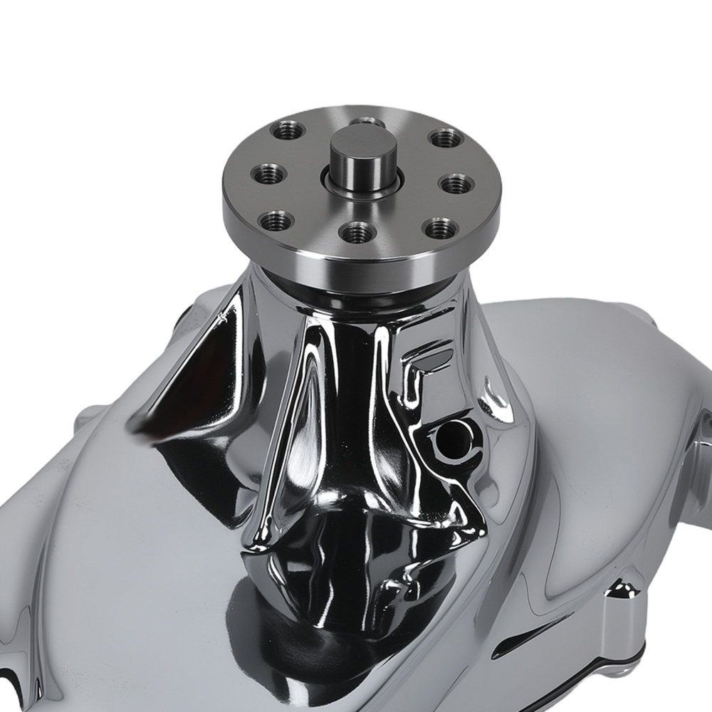 Aluminum Coolant Pump compatible for Chevy BBC 396 402 427 454 502 Chrome Belt Driven