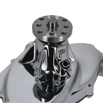 Aluminum Coolant Pump compatible for Chevy BBC 396 402 427 454 502 Chrome Belt Driven