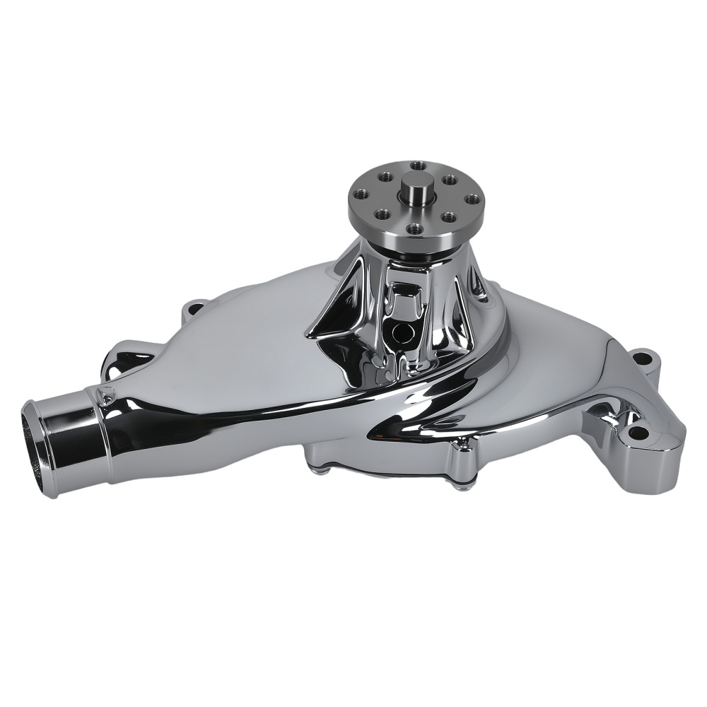 Aluminum Coolant Pump compatible for Chevy BBC 396 402 427 454 502 Chrome Belt Driven