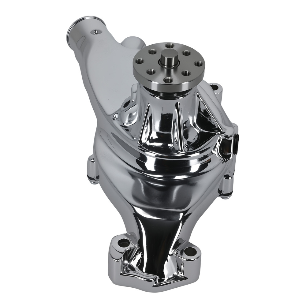 Aluminum Coolant Pump compatible for Chevy BBC 396 402 427 454 502 Chrome Belt Driven