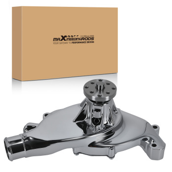 Aluminum Coolant Pump compatible for Chevy BBC 396 402 427 454 502 Chrome Belt Driven