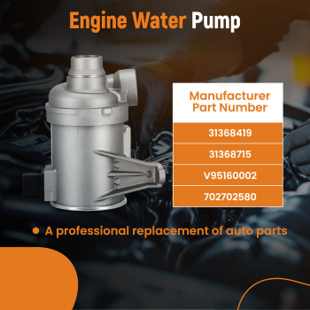 Water Pump Engine Coolant Pump Durable compatible for Volvo XC70 702702580 2015-2016