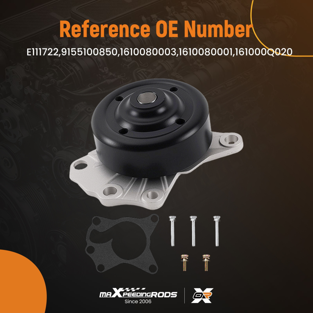 Bomba de Agua compatible para Daihatsu Cuore Sirion 1.0L 2007-2008 161000Q030 1610009450