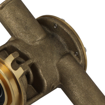 Boat Coolant Pump Assembly compatible for Volvo Penta D41B TMD41D 3583145 Brass Housing