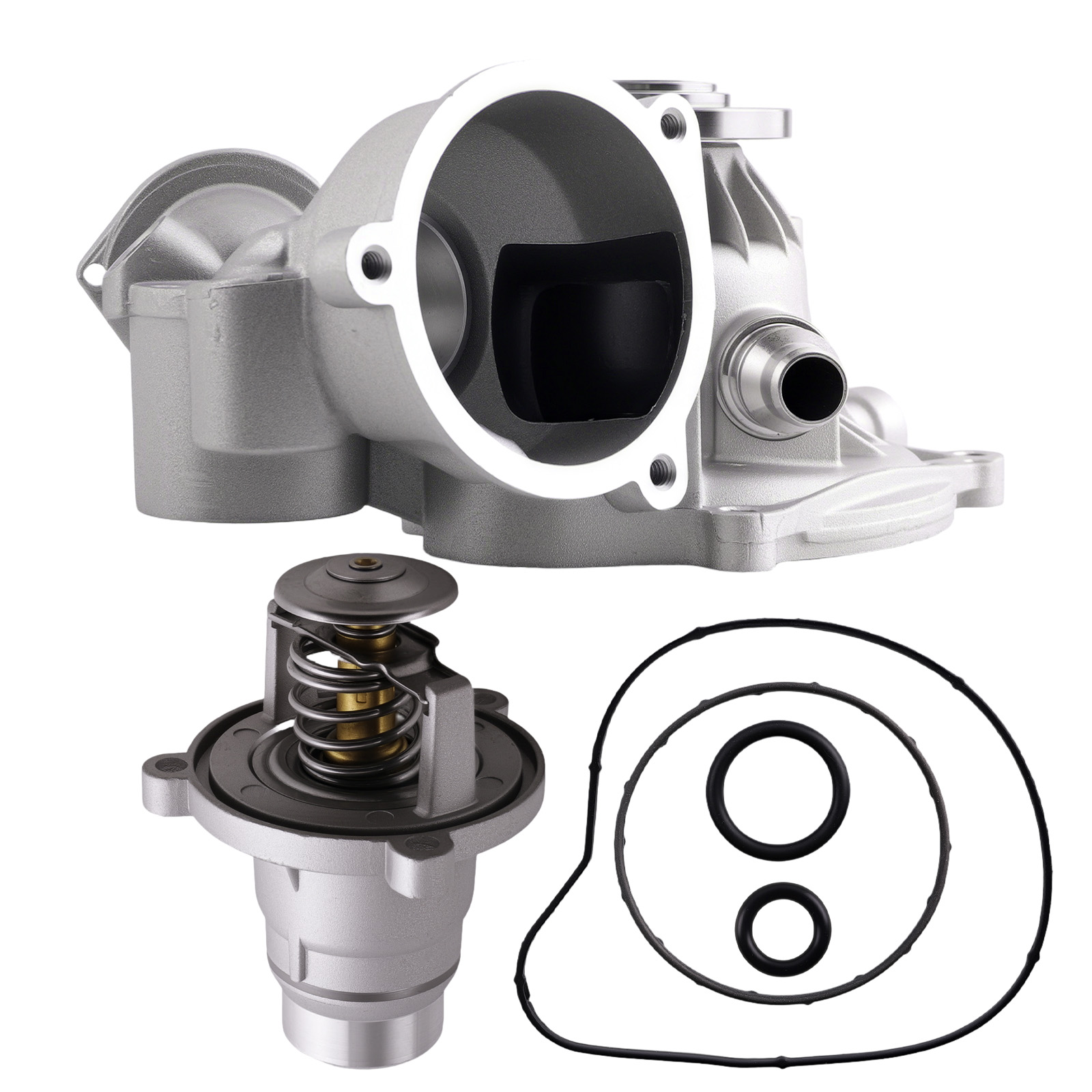 Engine Coolant Water Pump compatible for BMW 550i 650i 750i 750Li X5 AW6238 11517586779