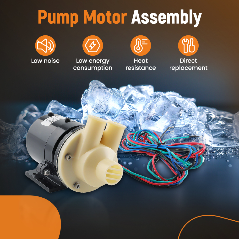 Pump Motor Assembly fit for Hoshizaki Ice Maker Machine Capacitor 120V PA0613