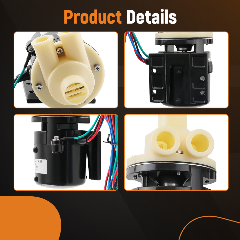 Pump Motor Assembly fit for Hoshizaki Ice Maker Machine Capacitor 120V PA0613