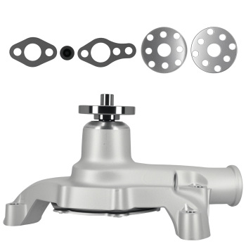 Aluminum Water Pump compatible for Chevy 283-400 V8 1955-1985 SI-AT63052 High Flow