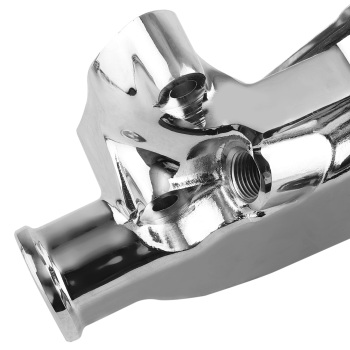 Water Pump for SB compatible for Chevy SBC 305 327 350 383 400 V8 Pulley Kit 2 Grooves Chrome