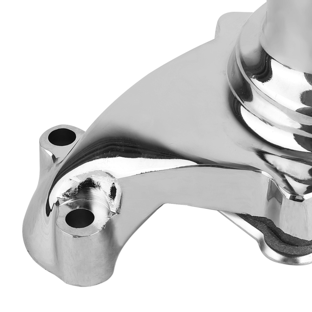 Water Pump for SB compatible for Chevy SBC 305 327 350 383 400 V8 Pulley Kit 2 Grooves Chrome