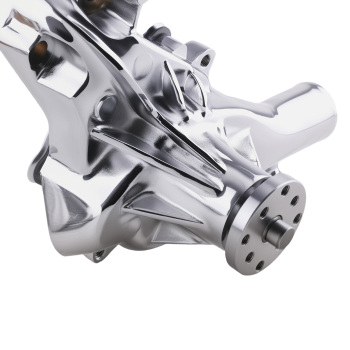 Engine Water Pump Assembly compatible for Chevrolet SB 265-400 Long Water Pump Chrome