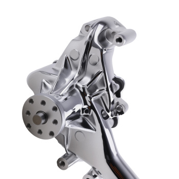 Engine Water Pump Assembly compatible for Chevrolet SB 265-400 Long Water Pump Chrome