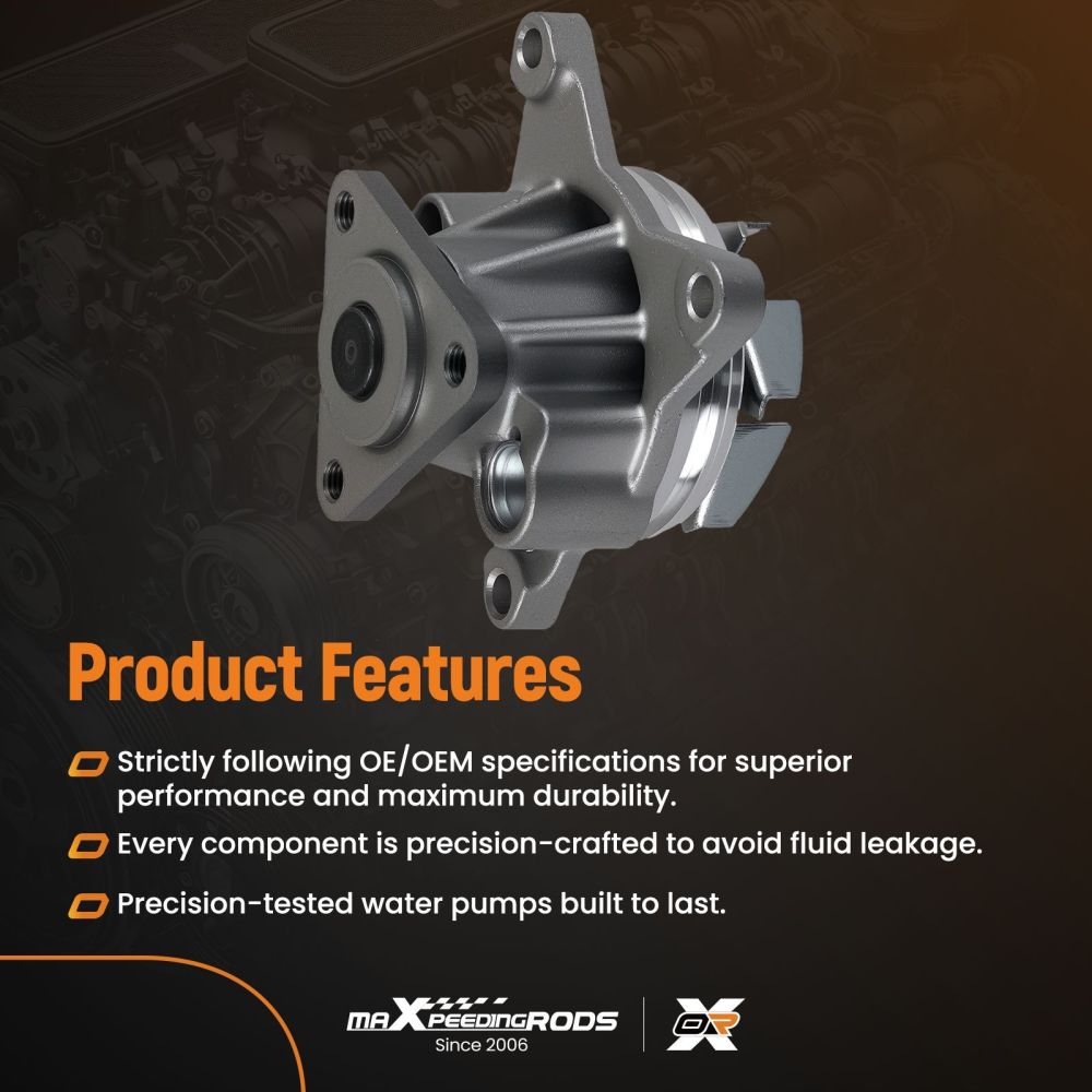 Pompa Acqua Motore compatibile per Ford EcoSport 2.0L 2012-2020 1S7Z8501AK Alluminio