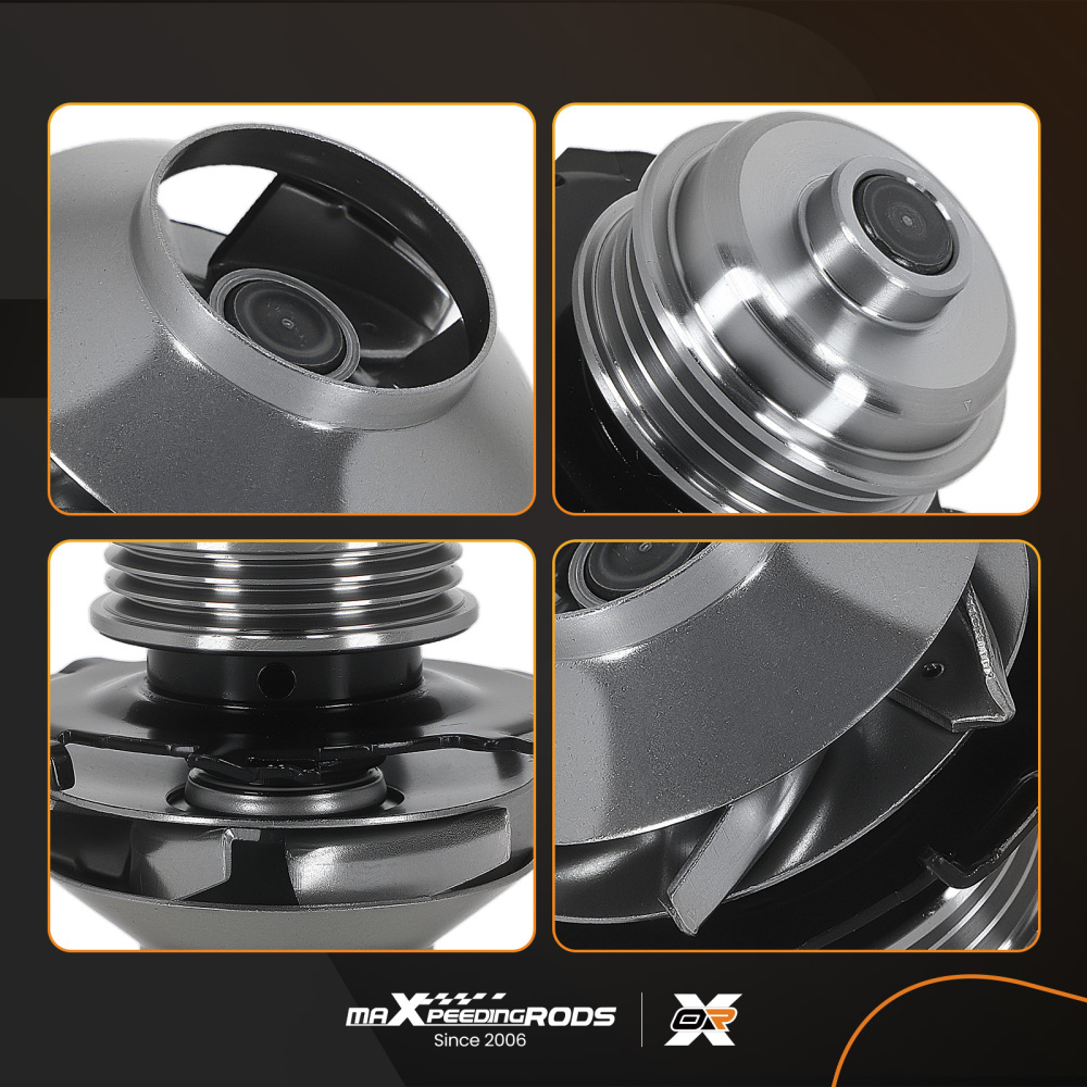 Coolant Pump compatible for Cadillac DeVille 4.6L V8 1995-2005 12553337 12555574