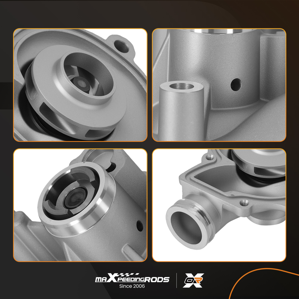 Coolant Water Pump compatible for Mini Cooper 1.6L 2002-2008 11517520123 Belt Driven