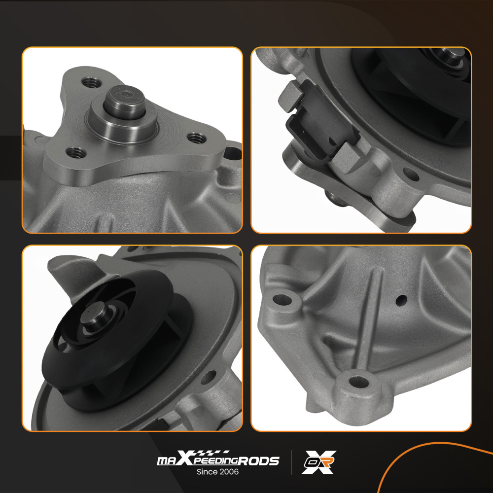 Water Pump Coolant Assembly Unit compatible for Mini Cooper 1.6L 2007-15 AW6244 Belt Drive