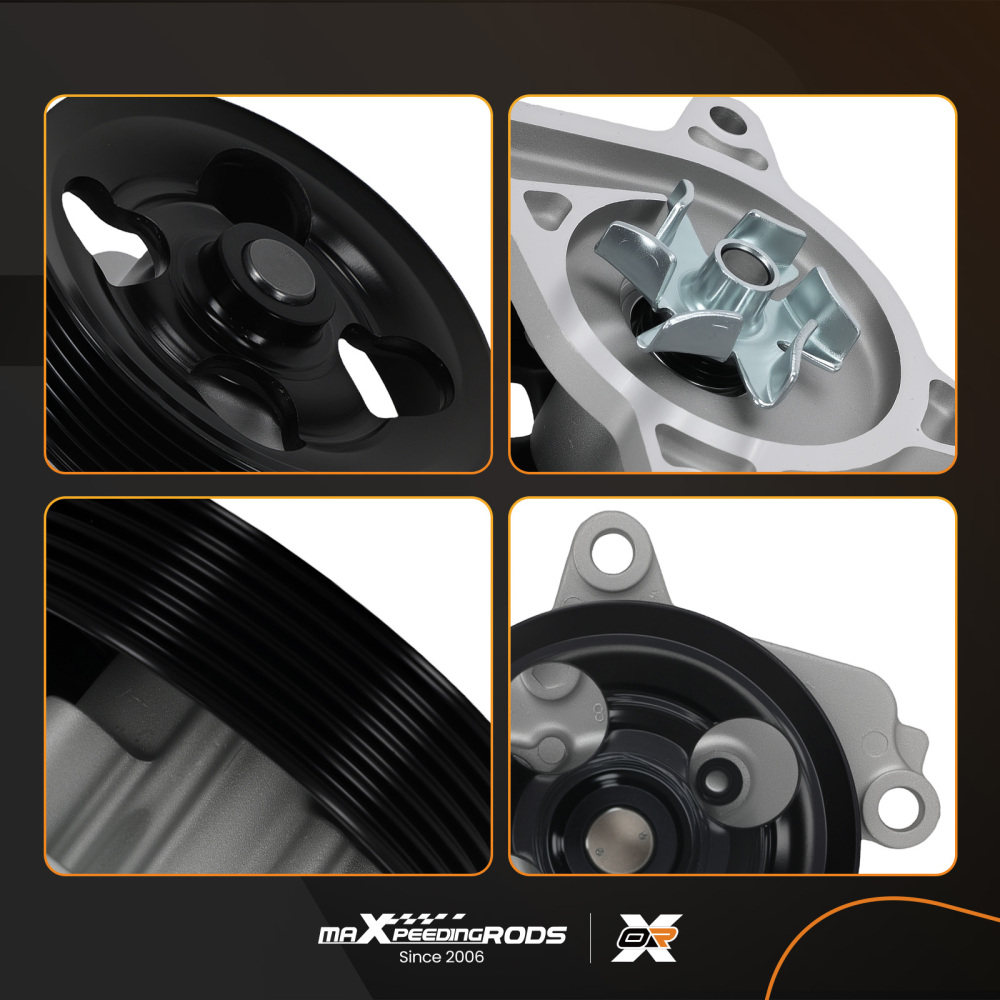 Water Pump compatible for Nissan Altima 2.5L 2013-2018 19195132 W2625M Advanced Cooling Kit