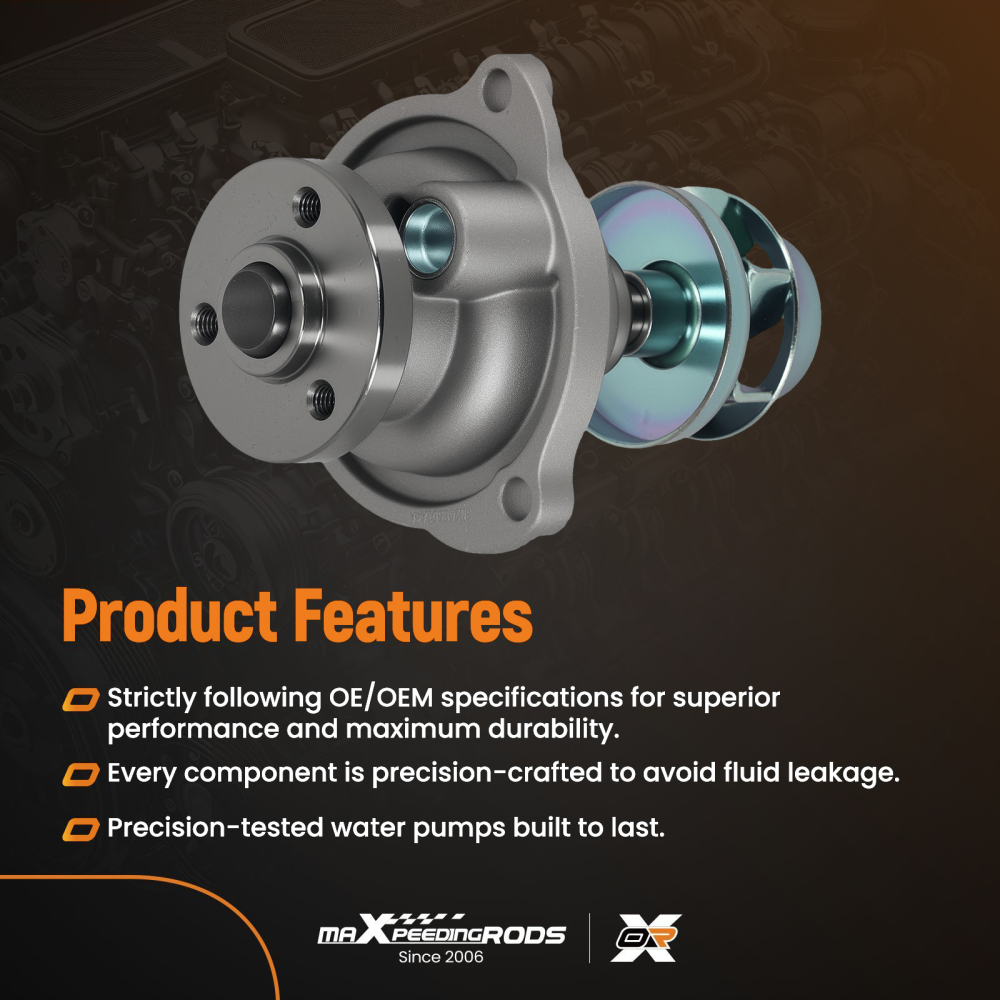 Pompa del Liquido di Raffreddamento compatibile per Ford Fiesta V JD JH 1.3L 01-08 AW8931