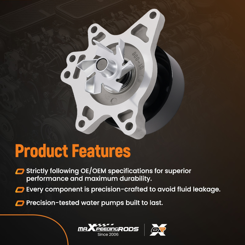 Pompa Acqua compatibile per Toyota Celica MR2 Spyder 1.8L 2000-2005 1610009080