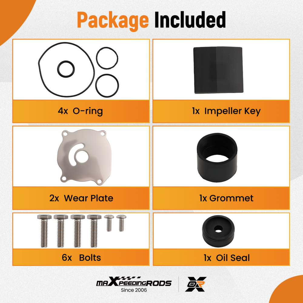 Impeller Kit compatible for Johnson Evinrude 115-150HP Outboard 2000-2006 5001595