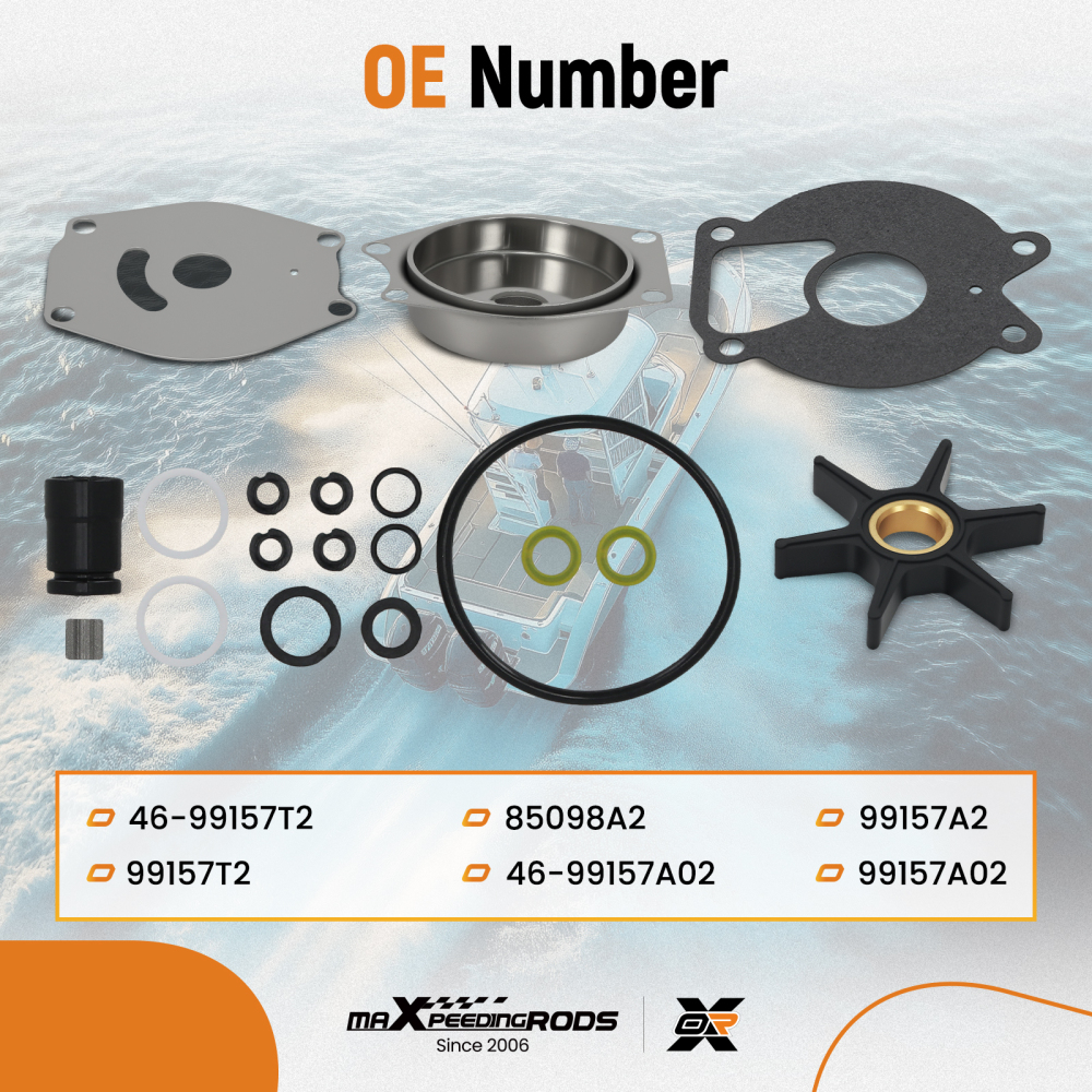 Girante Kit compatibile per Mercury Mariner 9.9 15 18 20 25 99157T2 85098A2