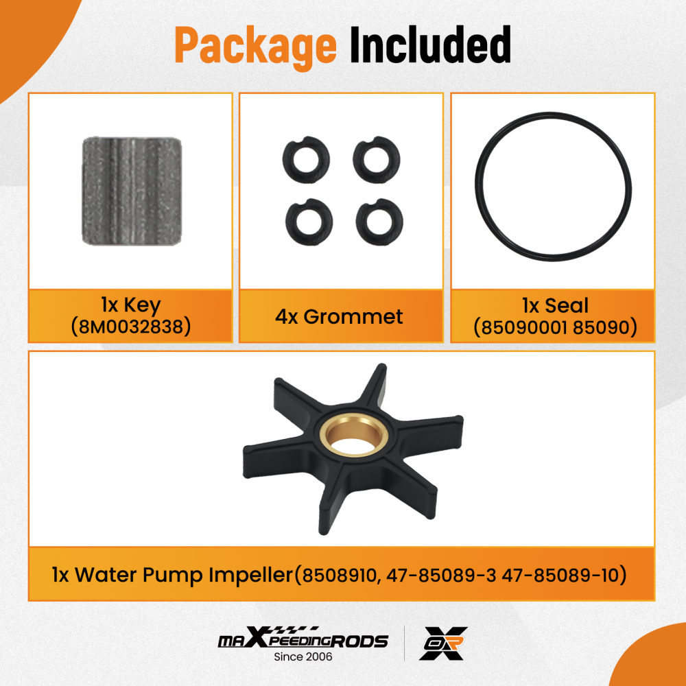 Girante Kit compatibile per Mercury Mariner 9.9 15 18 20 25 99157T2 85098A2