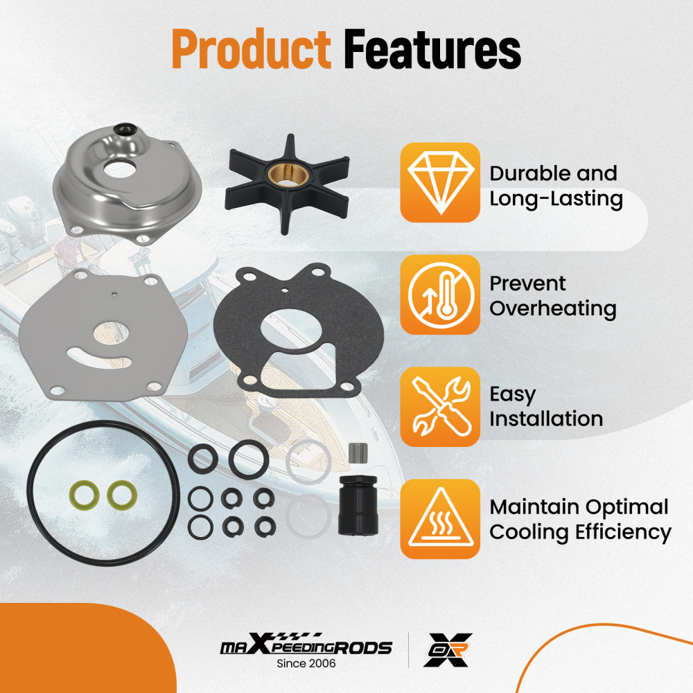 Girante Kit compatibile per Mercury Mariner 9.9 15 18 20 25 99157T2 85098A2