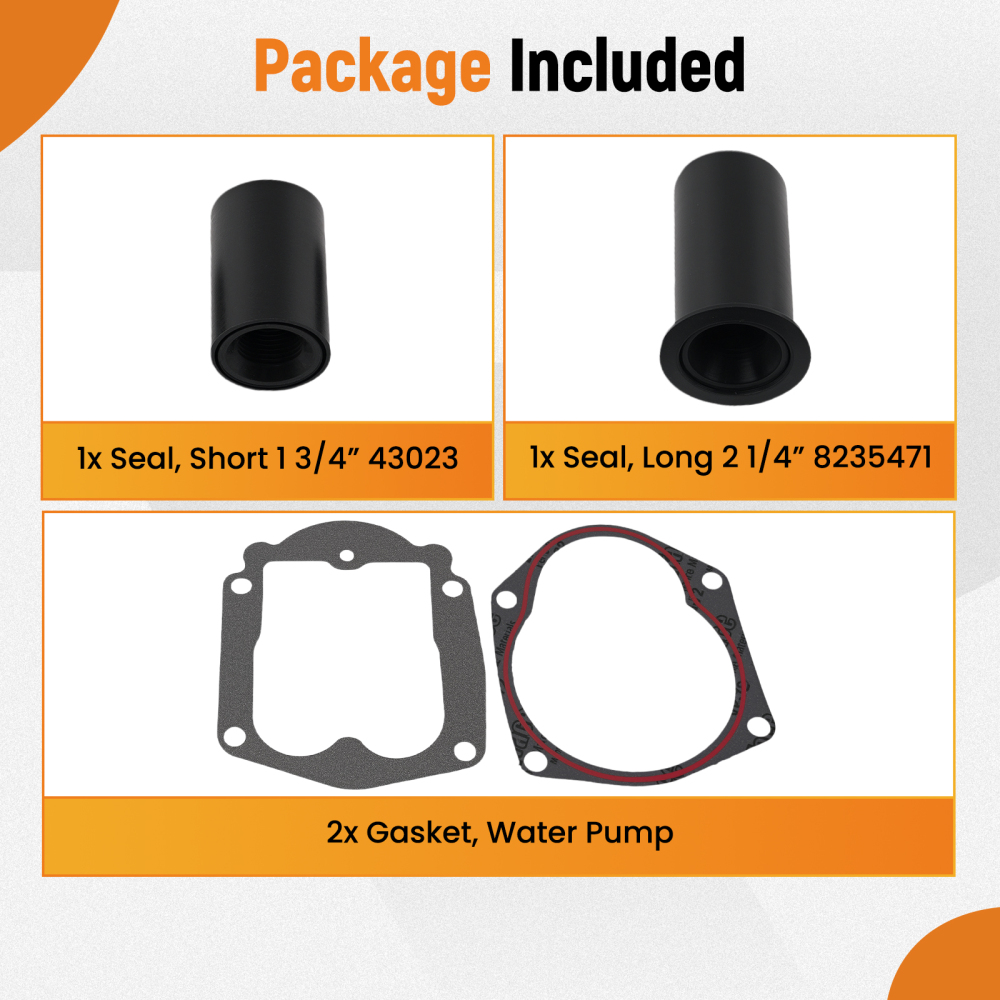 Kit Pompe à Eau compatible pour Mariner 25-50 CV 1998+ 47-821354A1 821354A1 18-4531