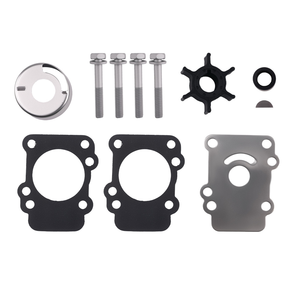 Boat Engine Impeller Kit compatible for Yamaha 9.9/15HP 682-W0078-A3 1984-2005 Complete