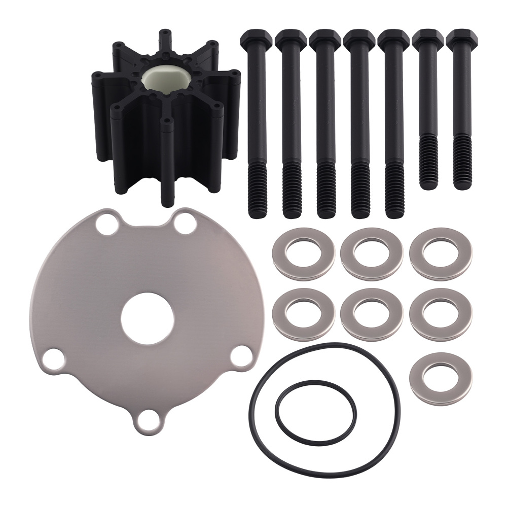 Kit Girante 8 Pale compatibile per MerCruiser Bravo 18-3150 con Piastra Usura