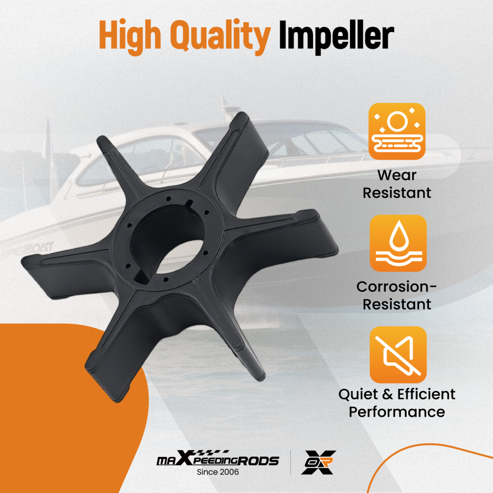 Impeller Kit compatible for Suzuki 2-Stroke 4-Stroke Outboard 20-50HP 1984-Up 17400-96353