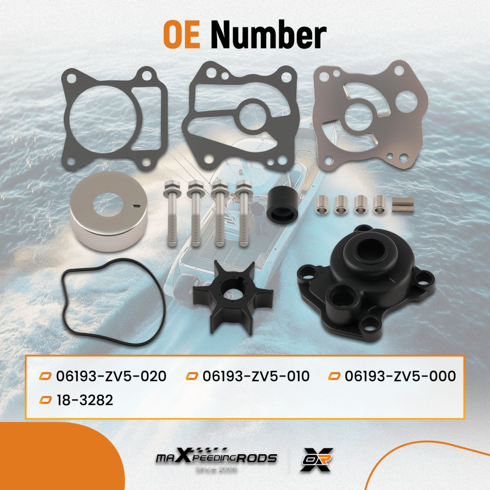 Impeller Complete Kit compatible for Honda 4-Stroke BF40A BF50A 06193-ZV5-020