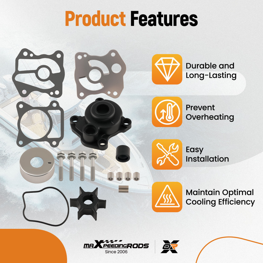 Impeller Complete Kit compatible for Honda 4-Stroke BF40A BF50A 06193-ZV5-020