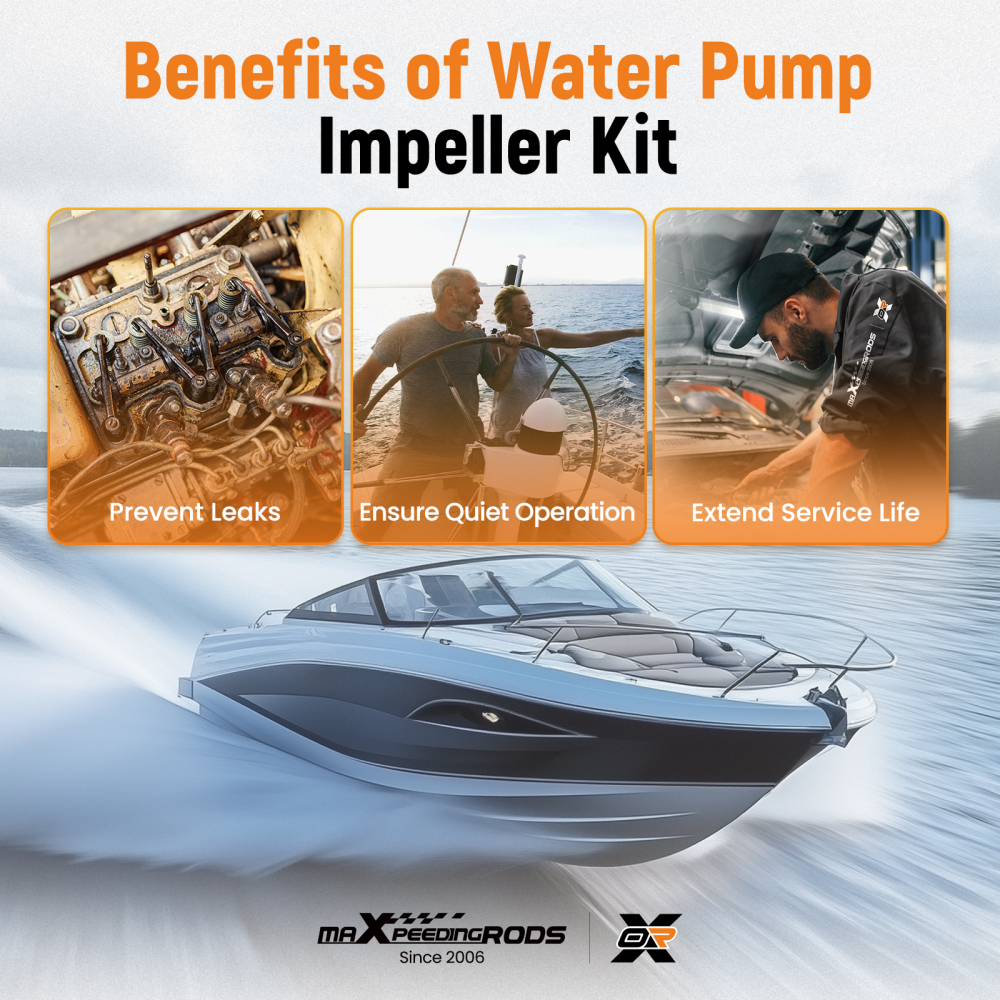 Impeller Kit compatible for Mercury 100-125HP 4cyl 2-Cycle Outboard 47-43026Q06