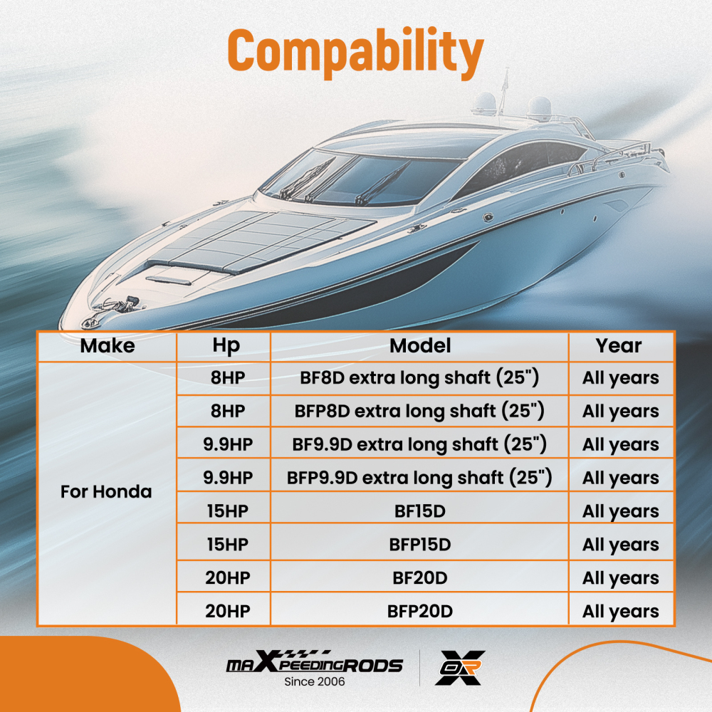 Impeller Gasket Kit compatible for Honda BF8D BF9.9D BF15D BF20D 19232-ZW9-000 Outboard