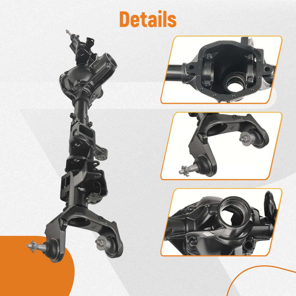 Front Axle Housing compatible for Jeep Wrangler JL Rubicon 4WD Dana 44 M210 Axle Ratio 3.73