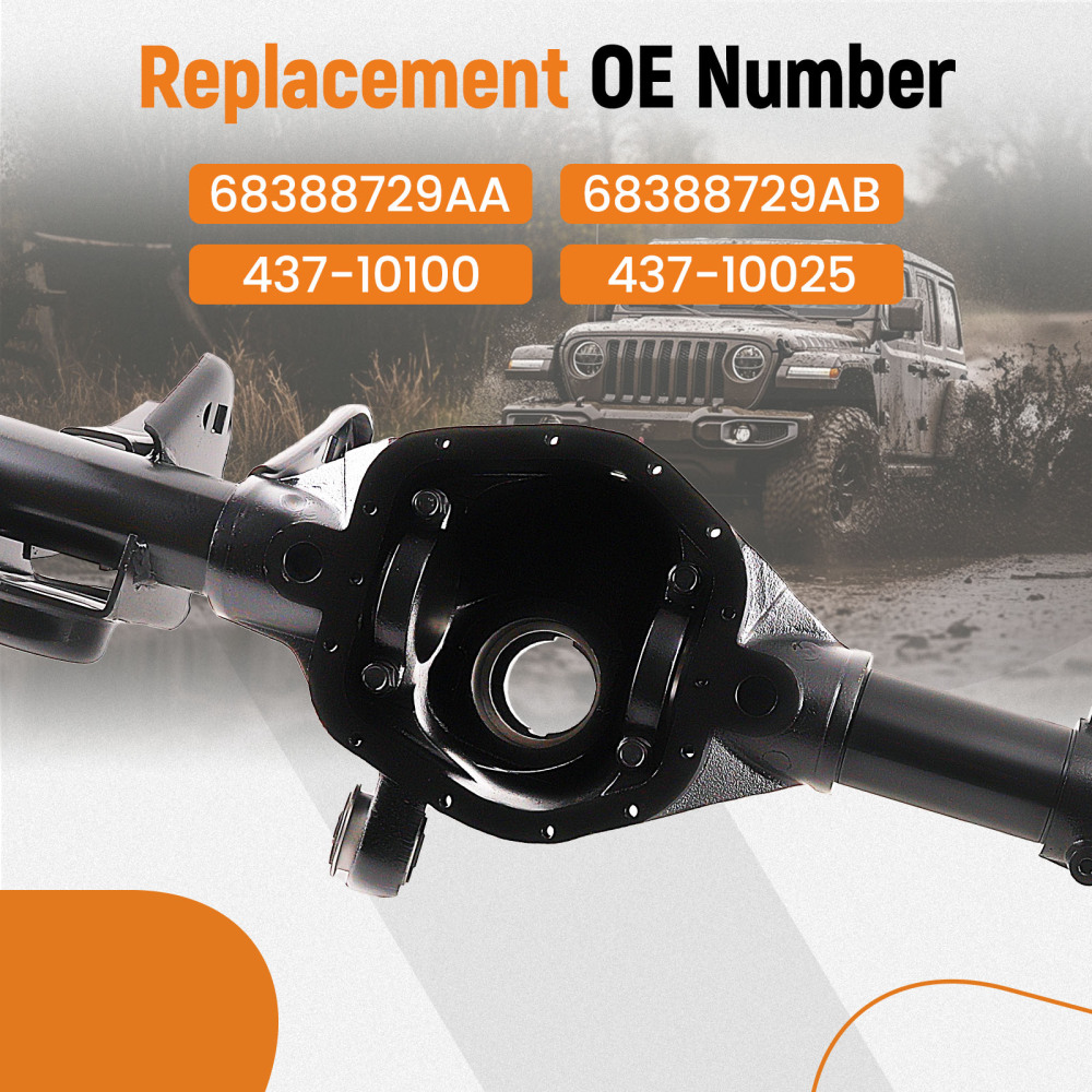 Front Axle Housing compatible for Jeep Wrangler 2.0L 3.0L 3.6L 6.4L 68388729AA 2018-2022