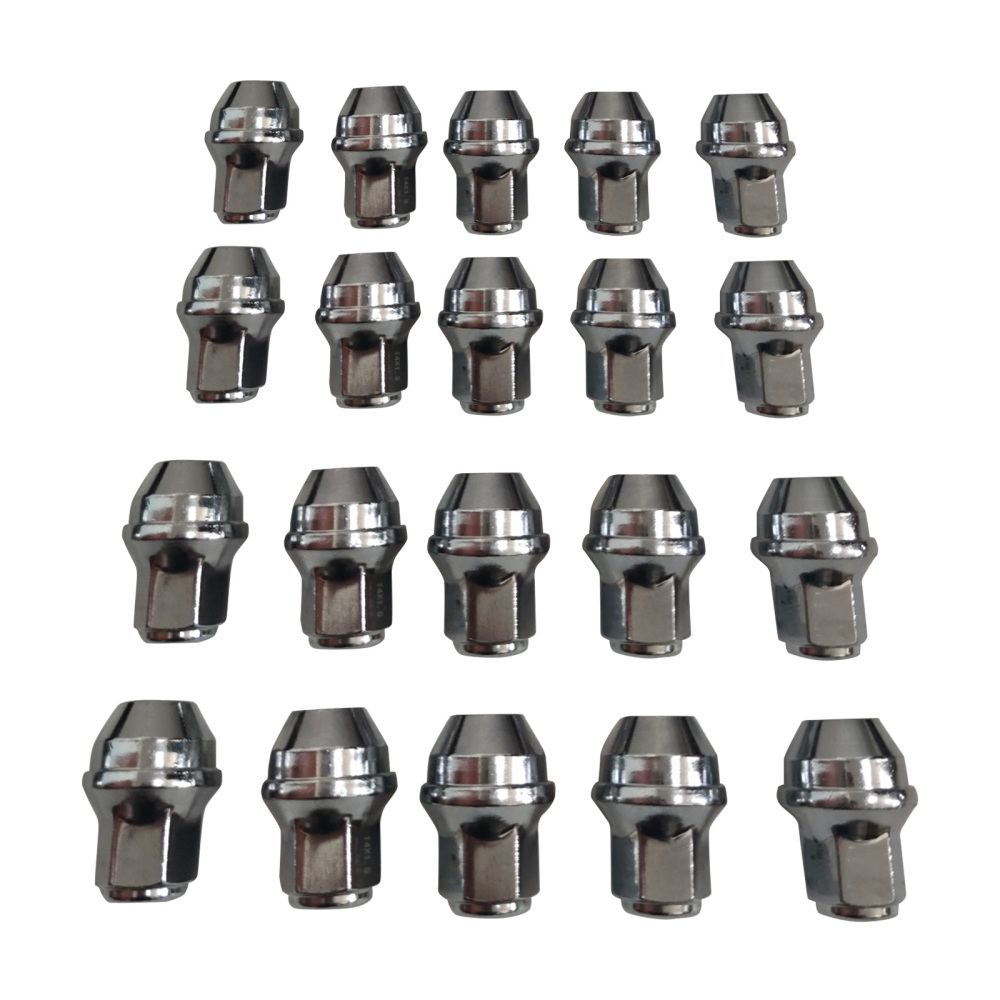 20 x alloy wheel nuts 21mm Hex M14 x 1.5 taper compatible for Ford Transit Custom Van