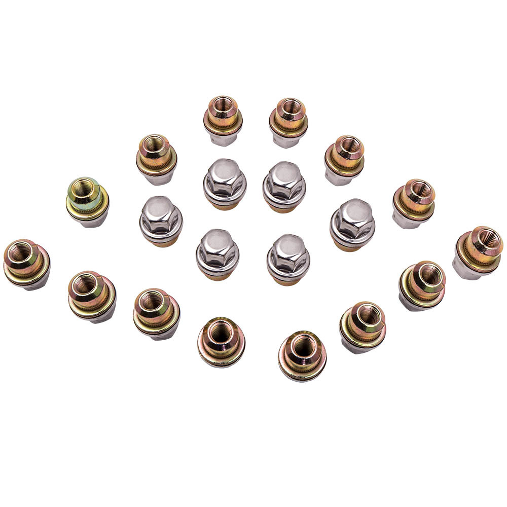 Capped Alloy Wheel Nuts Nut Set for Land Rover Defender 2007 - 2016 RRD500560