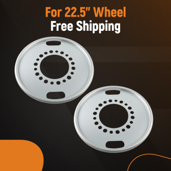 Pair 22.5 Drive Axle Wheel Balancer for Heavy Duty Trucks 600-640 10 Bolt Holes