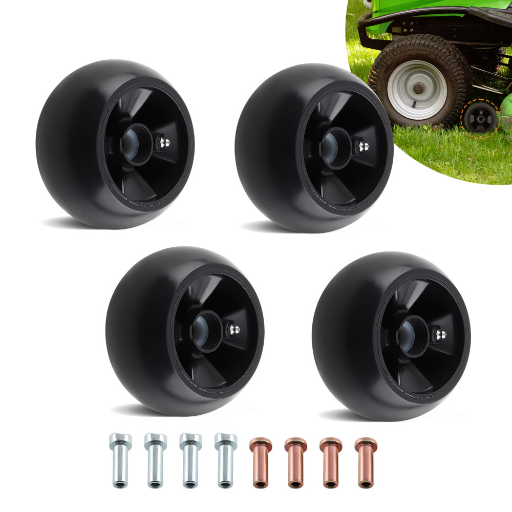 4 Pack AM125172 Plastic Deck Gauge Wheel Kit For 200 Series 240 245 260 265 285