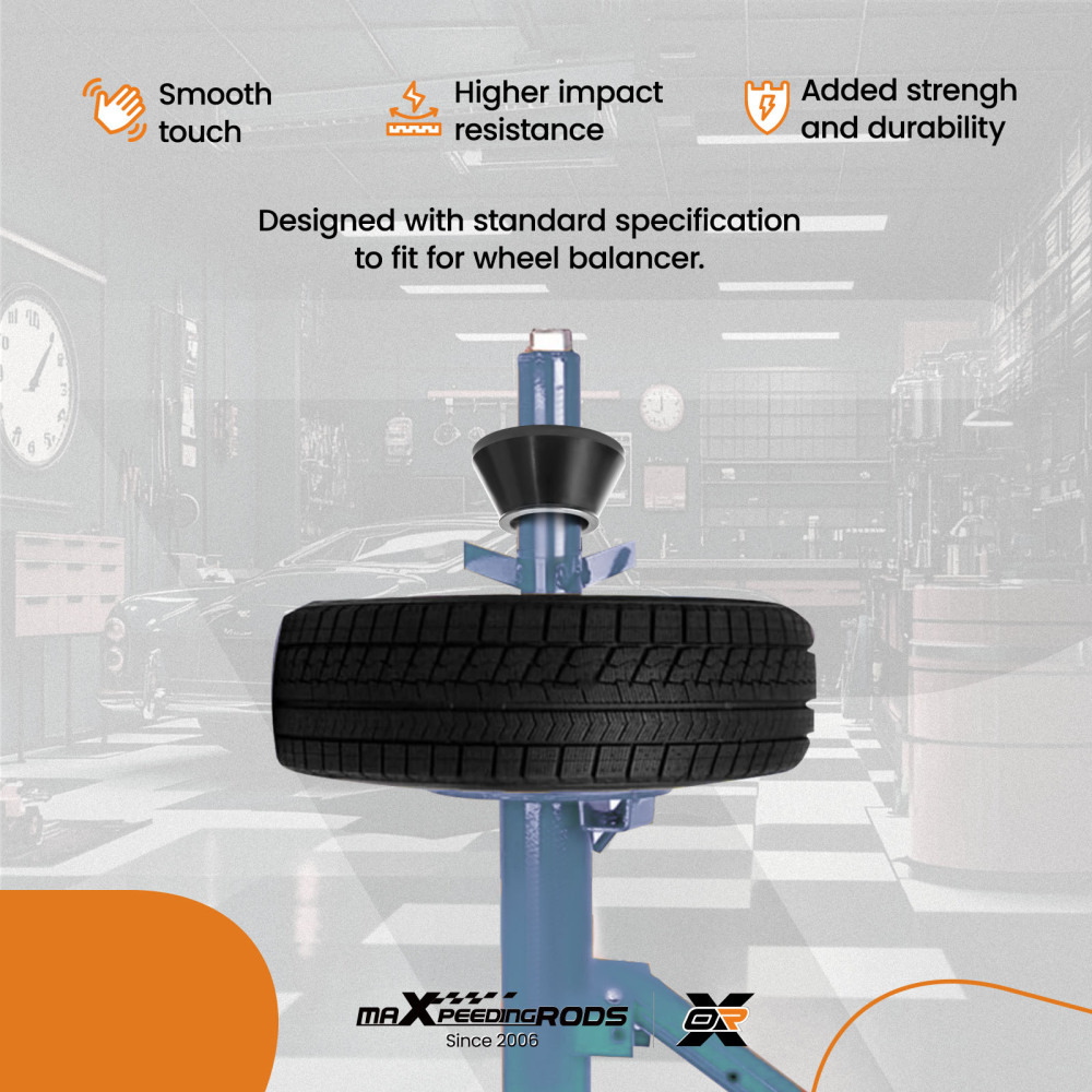 4Pcs Steel Wheel Balancer Taper Cone Practical 40mm Standard Shaft Accuturn Coat